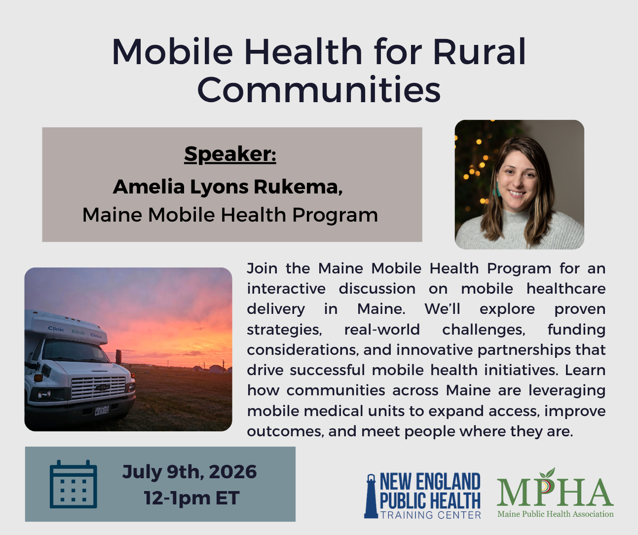 July Webinar Mobile Health for Rural Communities